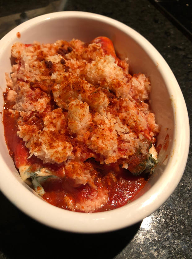 Spinach and Ricotta Cannelloni by Gem Gem, Kent pinchofnom.com