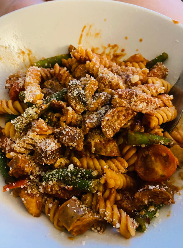 Spicy Sausage Pasta - Pinch Of Nom