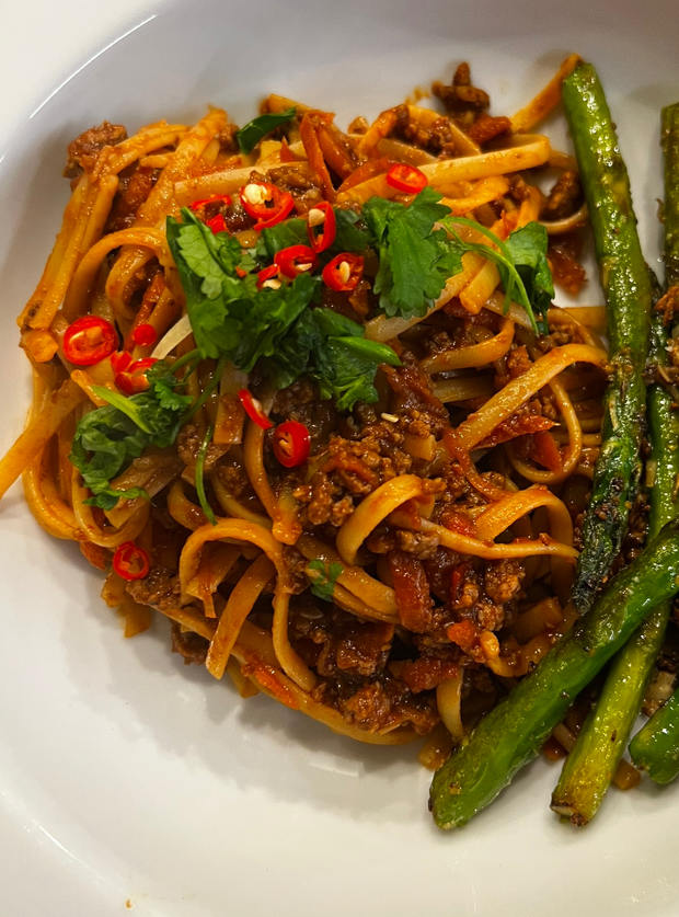 Spicy Spaghetti Bolognese by Joanne Greaves, West Yorkshire pinchofnom.com