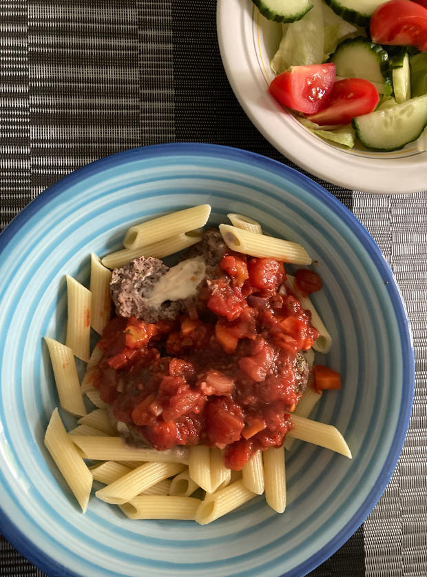 Stuffed Meatballs by Helen M, Beverley pinchofnom.com