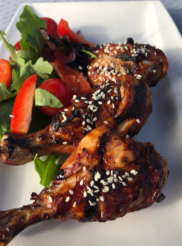 Sticky Sesame Chicken Drumsticks Pinch Of Nom 