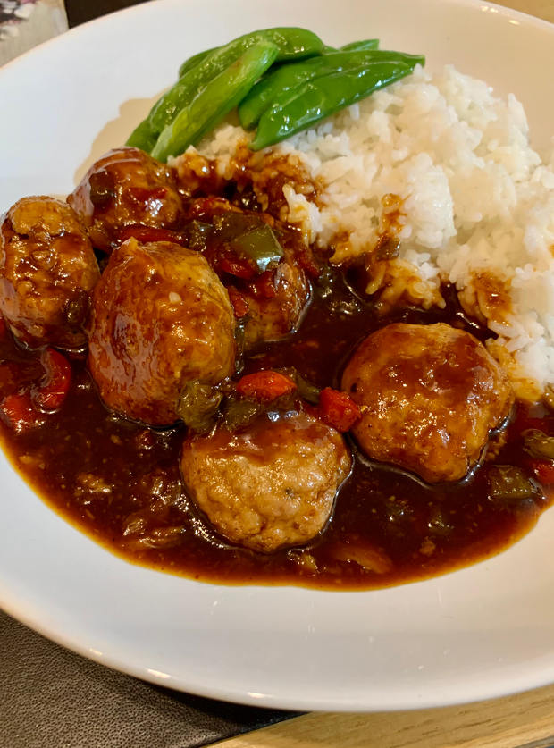Sweet and Spicy Meatballs by Dawn H, Kent pinchofnom.com