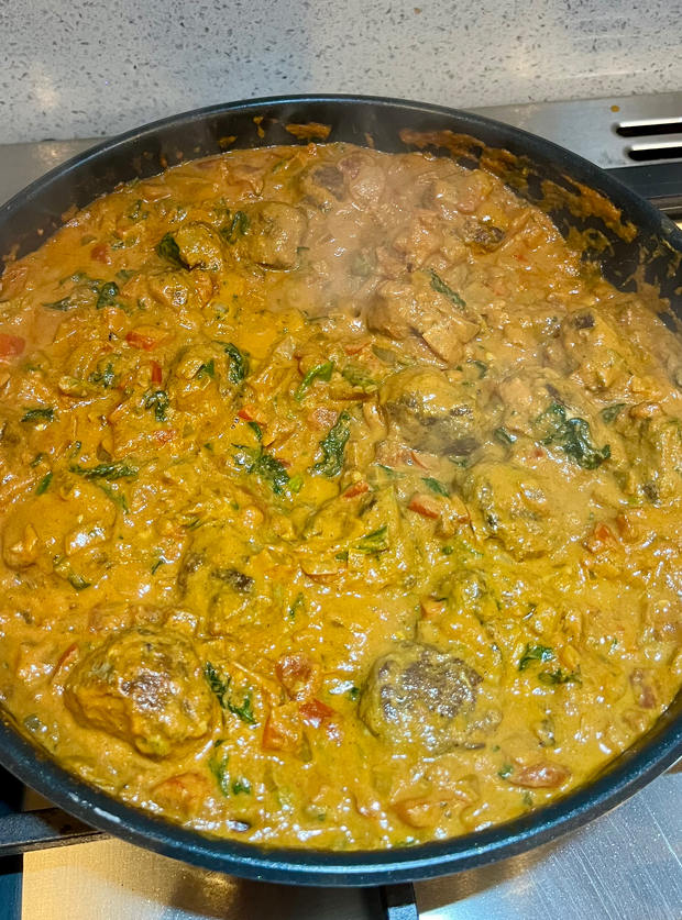 Tikka Masala Style Meatballs by LauraE31, Wirral pinchofnom.com