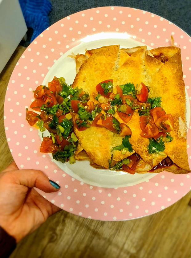 Turkey Enchiladas by Georgia, Gloucestershire pinchofnom.com