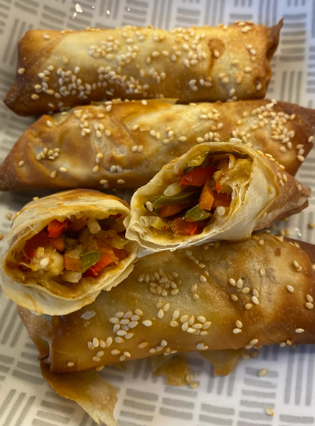 Baked Vegetable Spring Rolls With Filo Pastry • Recipes and Places