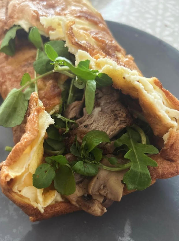 Yorkshire Pudding Wrap by Karolina Rogers, Peterborough pinchofnom.com